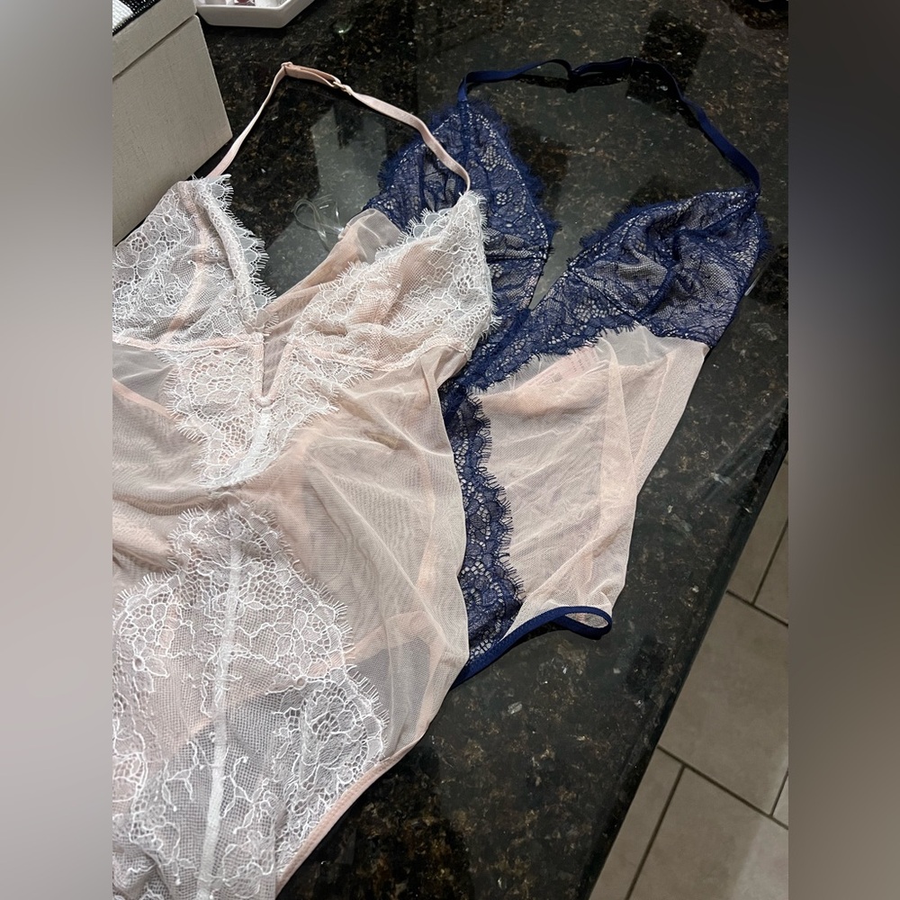 2 Victoria’s Secret Lace teddy lingerie
